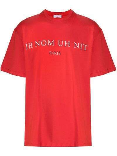 Ih Nom Uh Nit футболка с логотипом