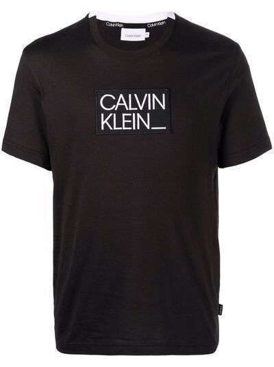 Calvin Klein футболка с нашивкой-логотипом