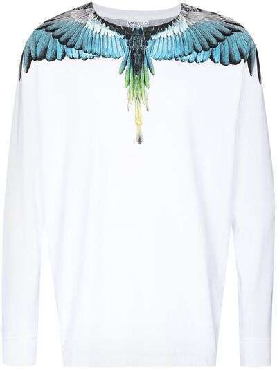 Marcelo Burlon County of Milan футболка с длинными рукавами и принтом Wings