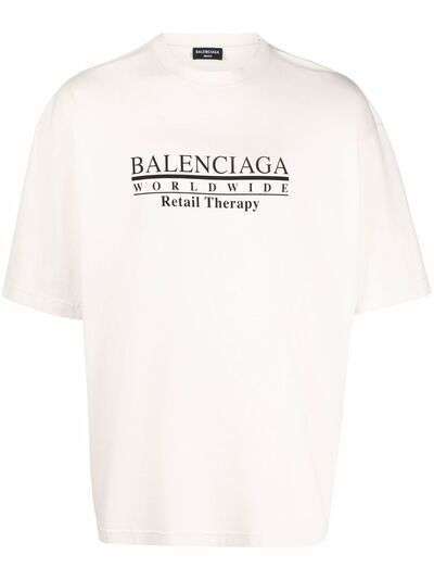 Balenciaga футболка с надписью Retail Therapy