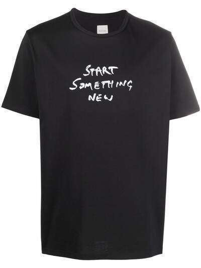 PAUL SMITH футболка Start Something New из органического хлопка