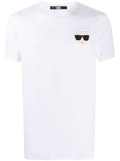 Karl Lagerfeld футболка Ikonik с карманом
