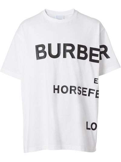 Burberry футболка с принтом Horseferry