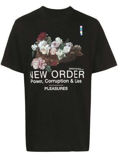 Pleasures футболка Power из коллаборации с New Order