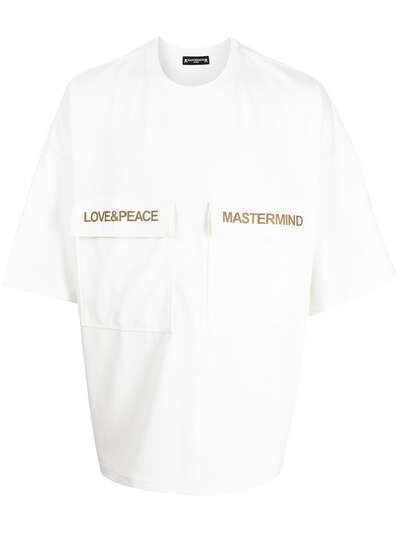 Mastermind World chest-pocket cotton T-shirt