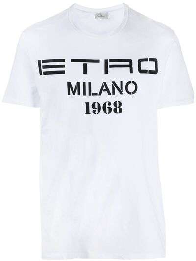 ETRO футболка с логотипом