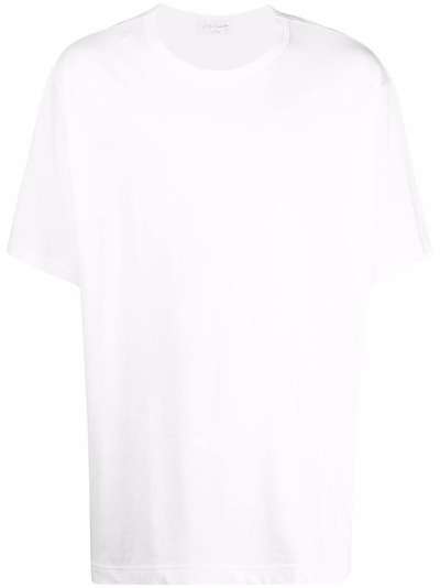 Yohji Yamamoto однотонная футболка