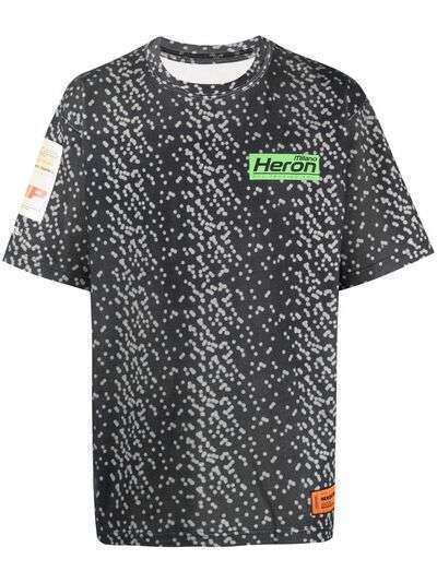 Heron Preston футболка оверсайз с логотипом