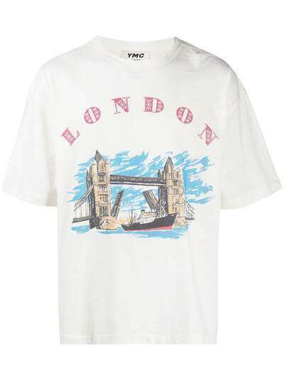 YMC футболка London с круглым вырезом