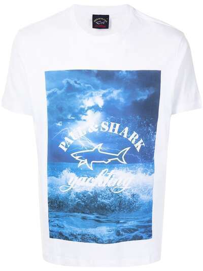 Paul & Shark футболка с графичным принтом