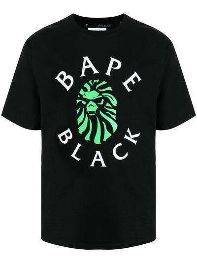 BAPE BLACK *A BATHING APE® футболка с логотипом