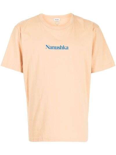 Nanushka футболка Reece с логотипом