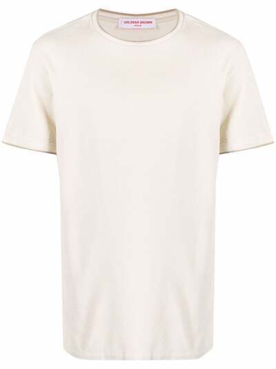 Orlebar Brown футболка с контрастной отделкой