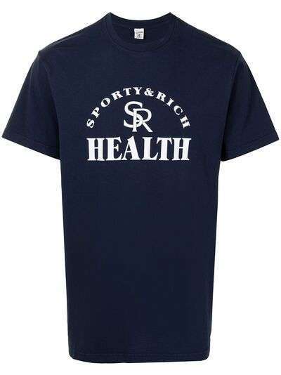Sporty & Rich футболка Health с логотипом
