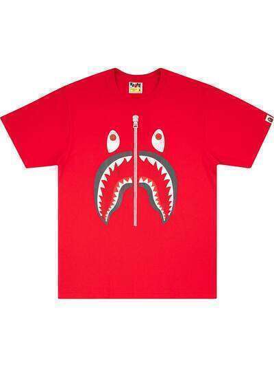 A BATHING APE® футболка с принтом Shark