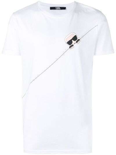 Karl Lagerfeld футболка 'Ikonik Karl'