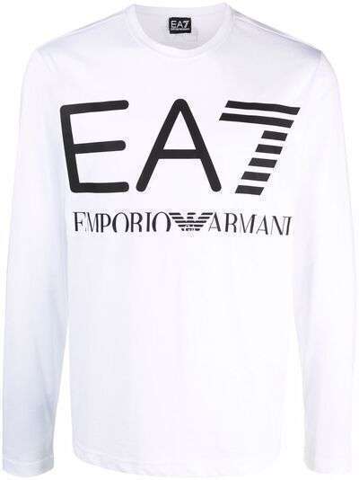 Ea7 Emporio Armani футболка с длинными рукавами и логотипом