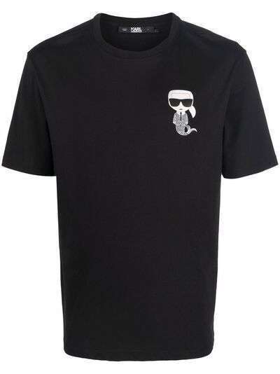 Karl Lagerfeld футболка Pisces с логотипом