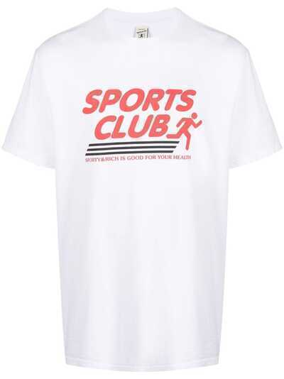 Sporty & Rich футболка с надписью