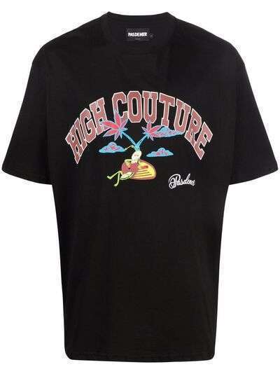 PAS DE MER High Couture slogan-print T-shirt
