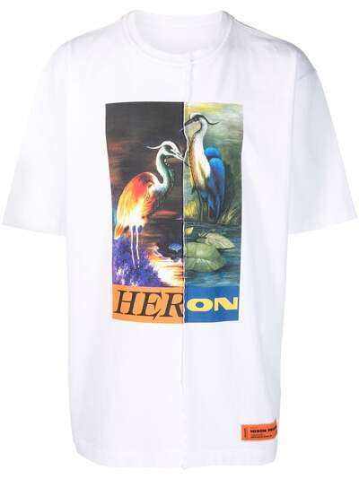 Heron Preston футболка с принтом Split