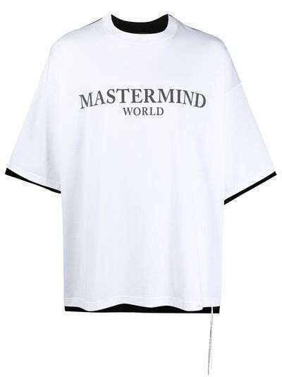 Mastermind World футболка оверсайз с контрастной вставкой
