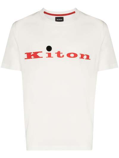 Kiton футболка с короткими рукавами и логотипом