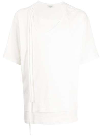 Yohji Yamamoto многослойная футболка