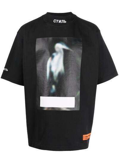 Heron Preston футболка с логотипом