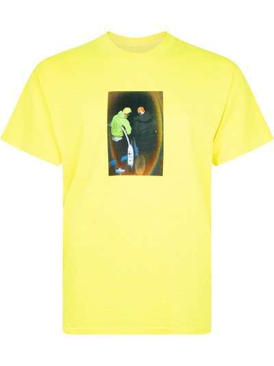 Travis Scott футболка Jackboys с фотопринтом