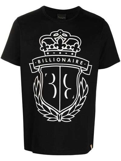 Billionaire футболка с короткими рукавами и принтом Crest