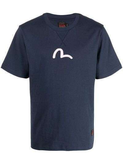 Evisu logo-print cotton T-shirt