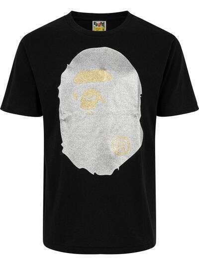A BATHING APE® футболка Glitter Big Ape Head