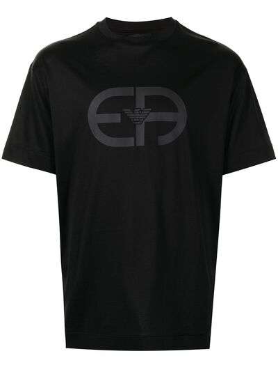 Emporio Armani футболка с круглым вырезом и логотипом