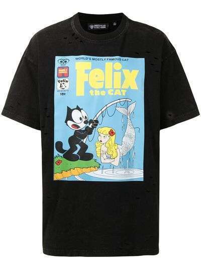 Mostly Heard Rarely Seen футболка с принтом Felix
