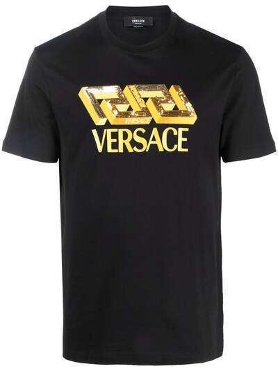 Versace футболка с пайетками