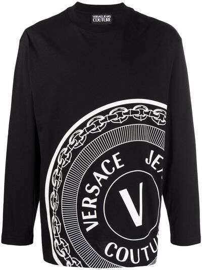 Versace Jeans Couture футболка с логотипом V-Emblem
