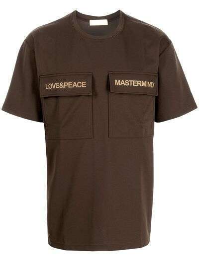 Mastermind World chest-pocket cotton T-shirt