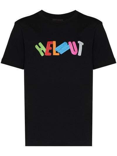 Helmut Lang футболка с 3D логотипом