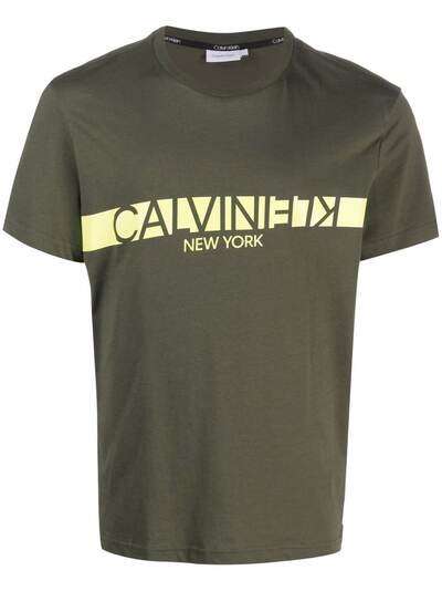 Calvin Klein футболка из органического хлопка с логотипом