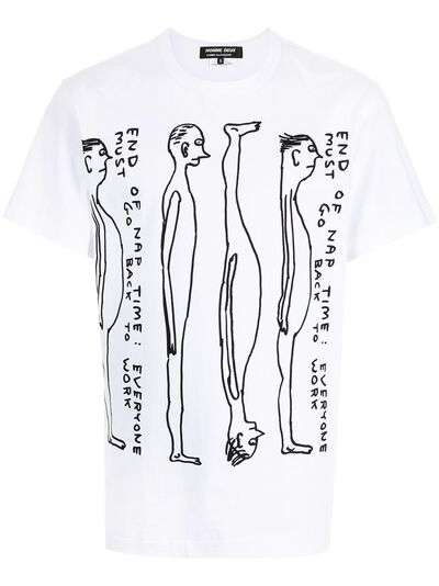 Comme Des Garçons Homme Deux футболка с графичным принтом