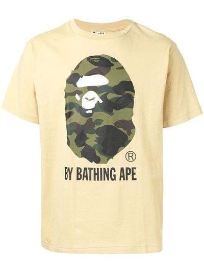 A BATHING APE® футболка 1st Camo с логотипом
