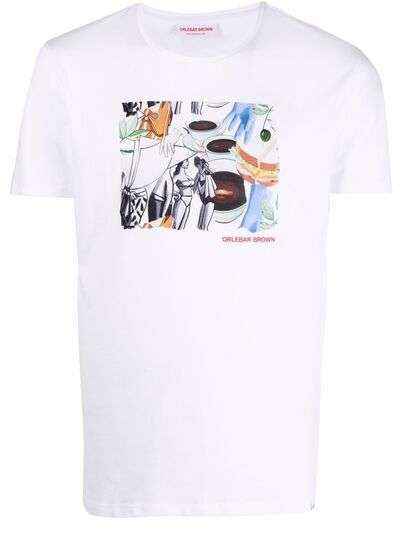 Orlebar Brown футболка с принтом Orb-T
