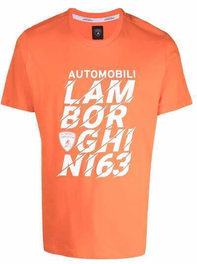 Automobili Lamborghini logo-print crewneck T-shirt
