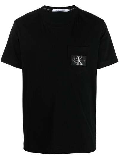 Calvin Klein Jeans футболка с нашивкой-логотипом