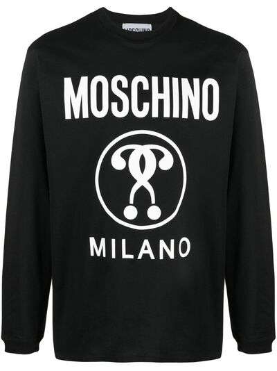 Moschino футболка Double Question Mark