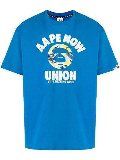 AAPE BY *A BATHING APE® футболка AAPE Now Union
