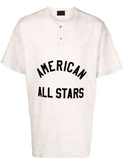Fear Of God футболка American All Stars с воротником на пуговицах