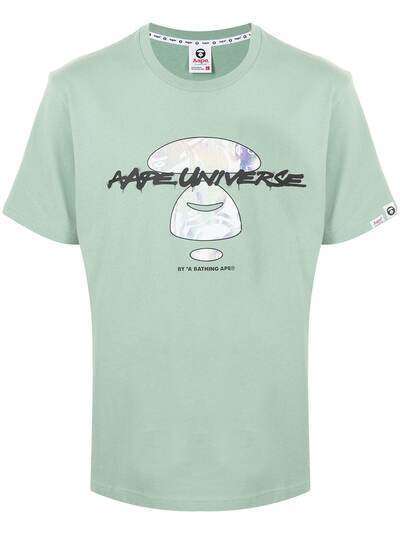 AAPE BY *A BATHING APE® футболка Futura с графичным принтом