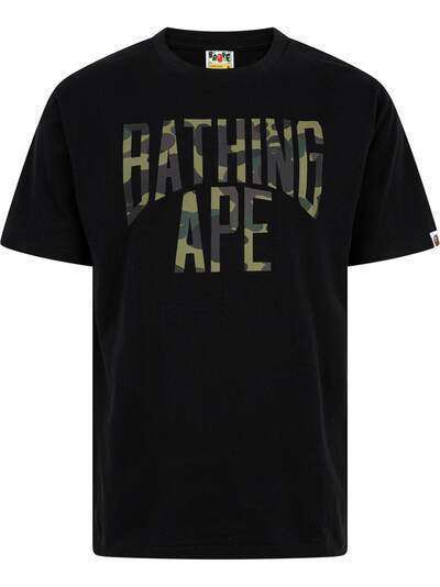 A BATHING APE® футболка 1st Camo NYC с логотипом